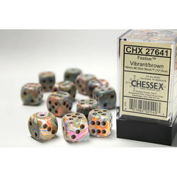 Chessex: D6 Festive DICE SET - 16MM (Online Order Only)
