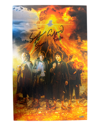 Fan Expo Chicago Lord of the Rings Exclusive Signed by Elijah Wood & Sean Astin