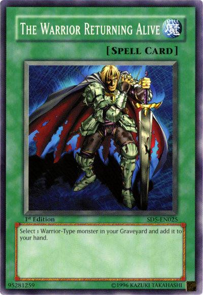 The Warrior Returning Alive [SD5-EN025] Common (ONLINE ORDER ONLY)