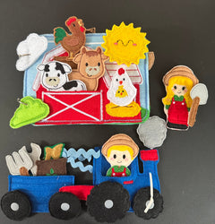 Interactive Farm Animal Quiet Book, Finger Puppet Activity Book for
Kids, Teacher Educational Tool (ONLINE ORDER ONLY)