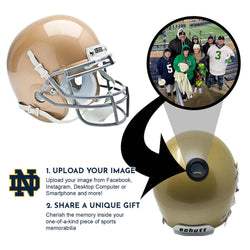 Notre Dame Fighting Irish College Football Collectible Mini Helmet - Picture Inside - FANZ Collectibles (Online Order Only) (ONLINE ORDER ONLY)