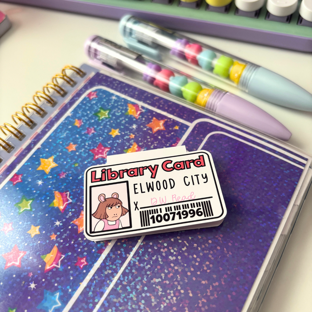 Miss Read's Library Card| Magnetic Bookmark (ONLINE ORDER ONLY)