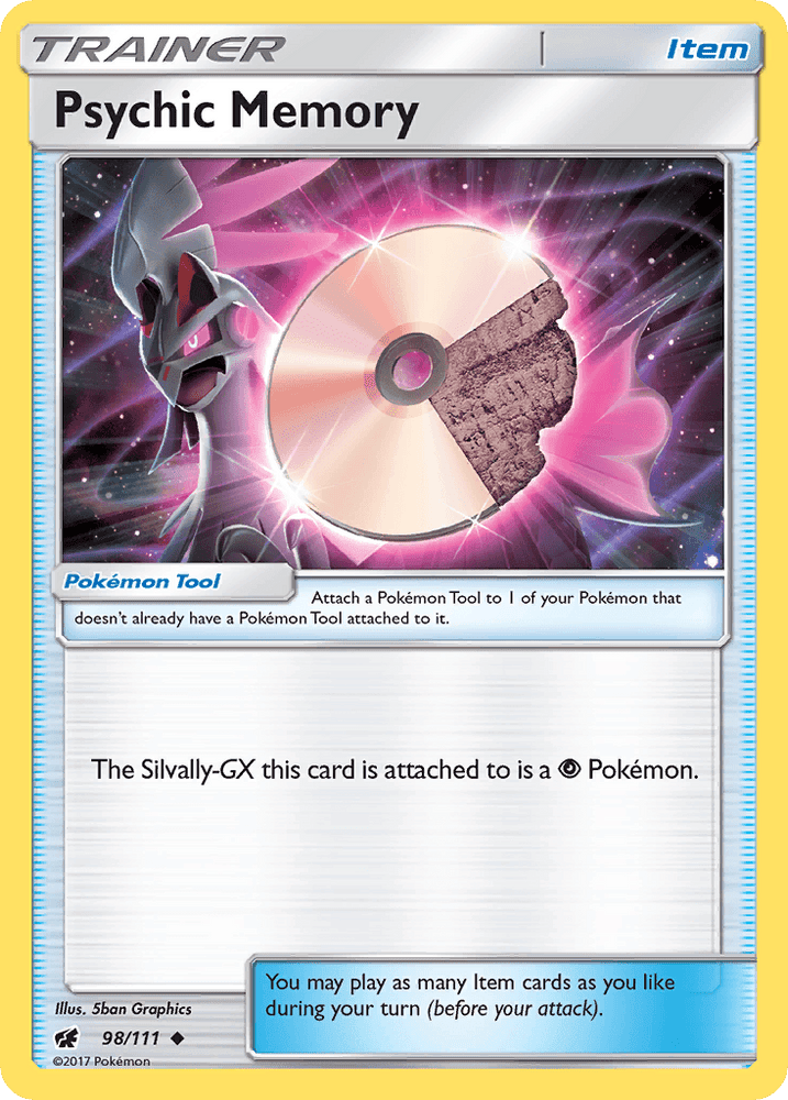 Psychic Memory (98/111) [Sun & Moon: Crimson Invasion] (Online Only)