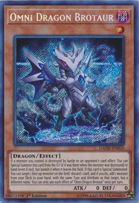 Omni Dragon Brotaur [DANE-EN020] Secret Rare (ONLINE ORDER ONLY)