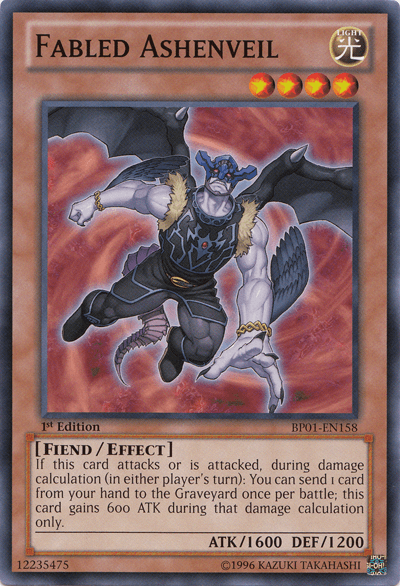 Fabled Ashenveil [BP01-EN158] Common (ONLINE ORDER ONLY)
