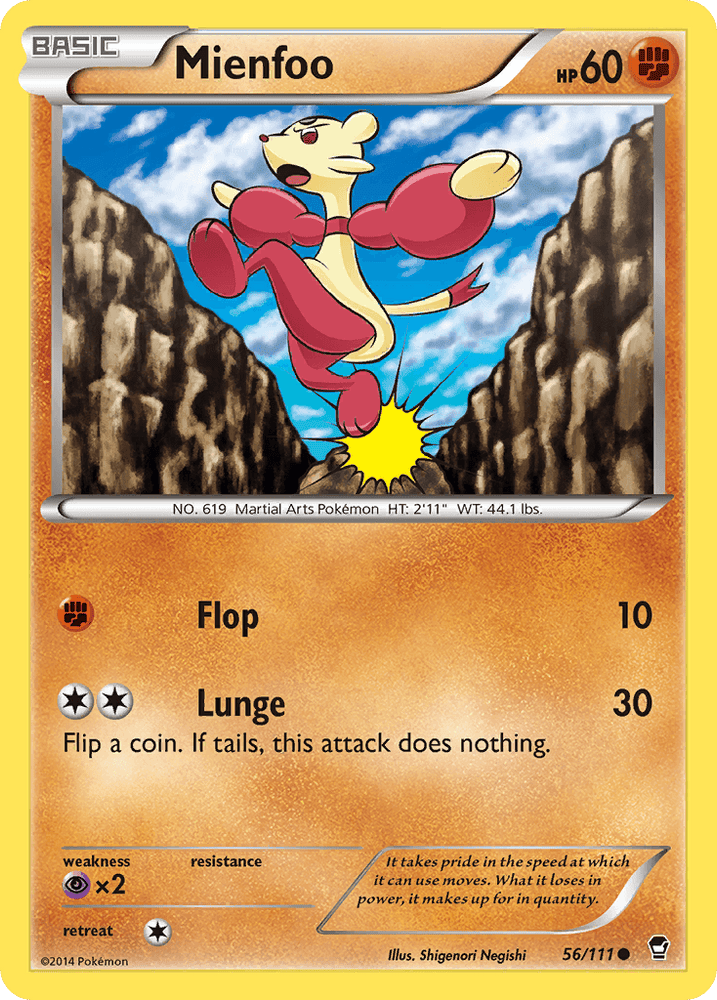 Mienfoo (56/111) [XY: Furious Fists] (Online Only)
