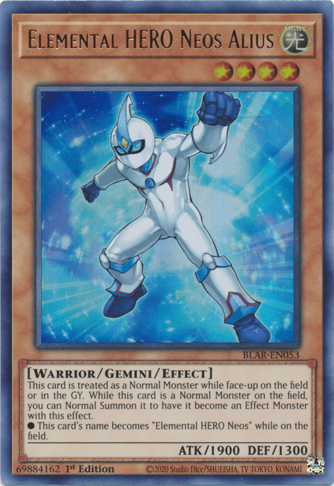 Elemental Hero Neos Alius [BLAR-EN053] Ultra Rare (ONLINE ORDER ONLY)