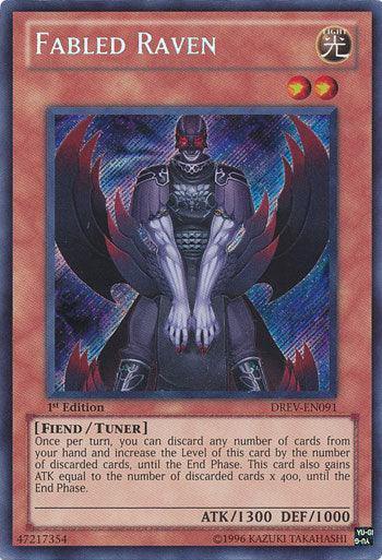 Fabled Raven [DREV-EN091] Secret Rare (ONLINE ORDER ONLY)
