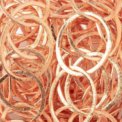 27x23mm Copper Brushed Oval Link Chain (ONLINE ORDER ONLY)