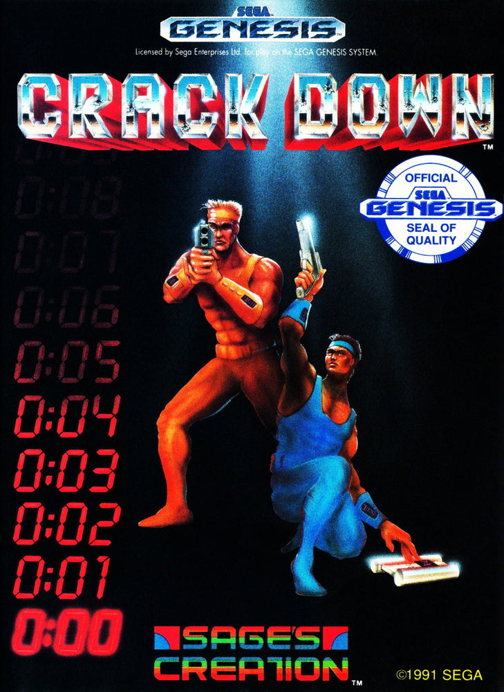 Crack Down (Sega Genesis) (ONLINE ORDER ONLY)
