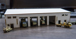 Motorpool Building (Matboard) - 285CSS025 (Online Order Only)