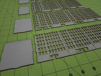 6mm Tall City Buildings (Matboard) - 285CSS055 (Online Order Only)