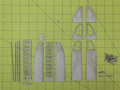 6mm Ultra Modern / Future City Building 285CSS050-5 (Online Order Only)