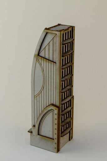 6mm Ultra Modern / Future City Building 285CSS050-5 (Online Order Only)