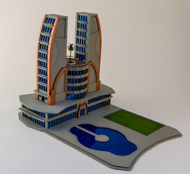 Optional Base for Double Tower Building  285CSS051-1 (Online Order Only)