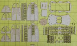 6mm Ultra Modern / Future City Building, Double Tower - 285CSS051 (Online Order Only)