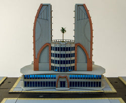 6mm Ultra Modern / Future City Building, Double Tower - 285CSS051 (Online Order Only)