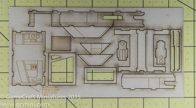6mm Sci Fi Shop/Garage Building - 285CSS054 (Online Order Only)