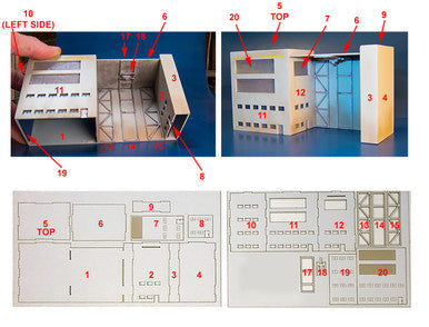 Mech Hangar / Shop (MatBoard) - 285CSS061 (Online Order Only)
