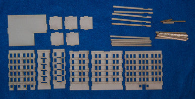 6mm Large Apartment Block (Matboard) - 285CSS152 (Online Order Only)