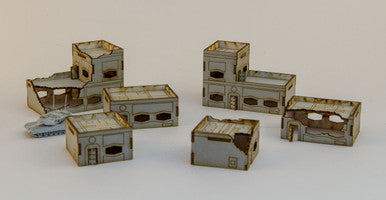 6mm Ultra Modern / Future City Buildings (6) - 285CSS165 (Online Order Only)
