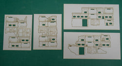 6mm Ultra Modern / Future City Buildings (6) - 285CSS165 (Online Order Only)
