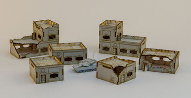 6mm Ultra Modern / Future City Buildings (6) - 285CSS165 (Online Order Only)
