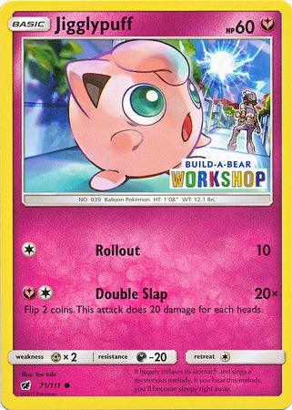 Jigglypuff (71/111) (Build A Bear Workshop Exclusive) [Sun & Moon: Crimson Invasion] (Online Only)