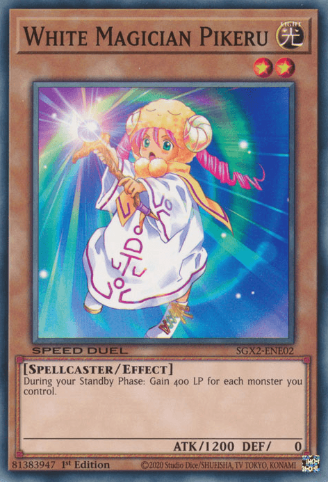 White Magician Pikeru [SGX2-ENE02] Common (ONLINE ORDER ONLY)