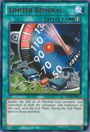 Limiter Removal (Red) [DL16-EN013] Rare (ONLINE ORDER ONLY)