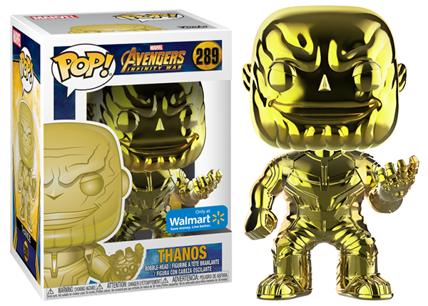 Thanos (Yellow Chrome, Infinity War) 289 - Walmart Exclusive (Online Order Only)