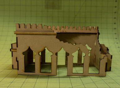 28mm Ruined Temple (MDF) - 28MMDF160-4 (Online Order Only)