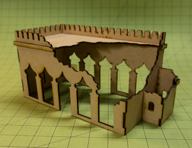 28mm Ruined Temple (MDF) - 28MMDF160-4 (Online Order Only)