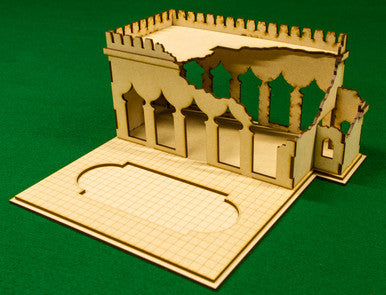 28mm Ruined Temple (MDF) - 28MMDF160-BA2 (Online Order Only)