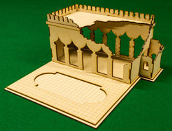28mm Ruined Temple (MDF) - 28MMDF160-BA2 (Online Order Only)
