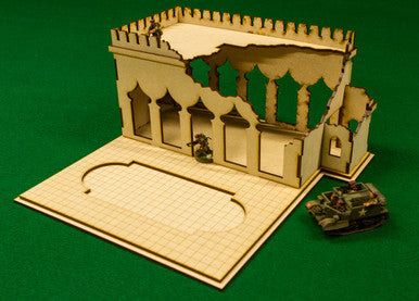 28mm Ruined Temple (MDF) - 28MMDF160-BA2 (Online Order Only)