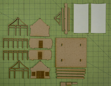 28mm Japanese Style House  - 28MMDF177 (Online Order Only)
