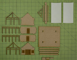 28mm Japanese Style House  - 28MMDF177 (Online Order Only)