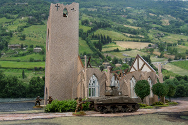 28mm Ruined Church/Cathedral - 28MMDF171 (Online Order Only)