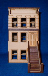 28mm "Brownstone" Row House (MDF) - 28MMDF401 (Online Order Only)