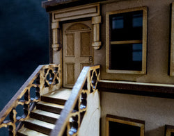 28mm "Brownstone" Row House (MDF) - 28MMDF402 (Online Order Only)