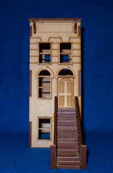 28mm "Brownstone" Row House (MDF) - 28MMDF405 (Online Order Only)