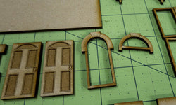 28mm "Brownstone" Row House (MDF) - 28MMDF405 (Online Order Only)