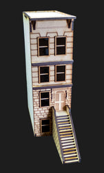 28mm "Brownstone" Row House (MDF) - 28MMDF406 (Online Order Only)