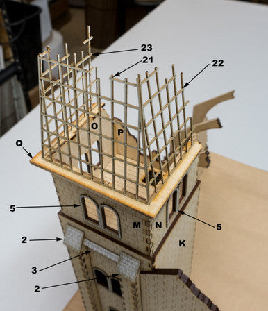 28mm "Saving Private Ryan" Church Bell Tower - 28MMDF600 (Online Order Only)