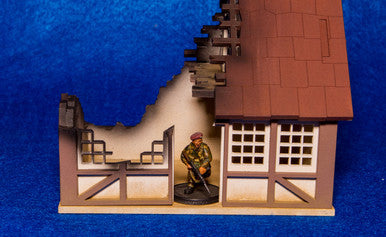 28mm Tudor House, Ruined - 28MMDF622 (Online Order Only)