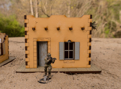 Pre Painted 28mm Middle Eastern Building - 28MPNT090amz (Online Order Only)