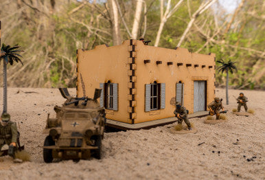 Pre Painted 28mm Middle Eastern Building - 28MPNT093amz (Online Order Only)