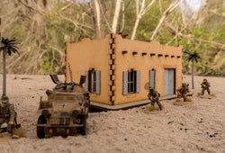 Pre Painted 28mm Middle Eastern Building - 28MPNT093amz (Online Order Only)