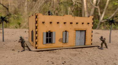 Pre Painted 28mm Middle Eastern Building - 28MPNT093amz (Online Order Only)